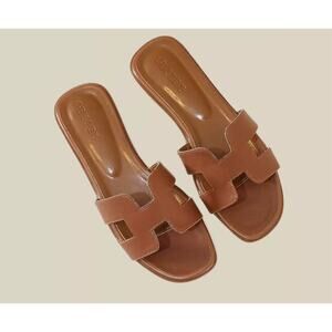 Stratuxx Kaze Womens Sandal Flat H-Band Slide-On Size 7M